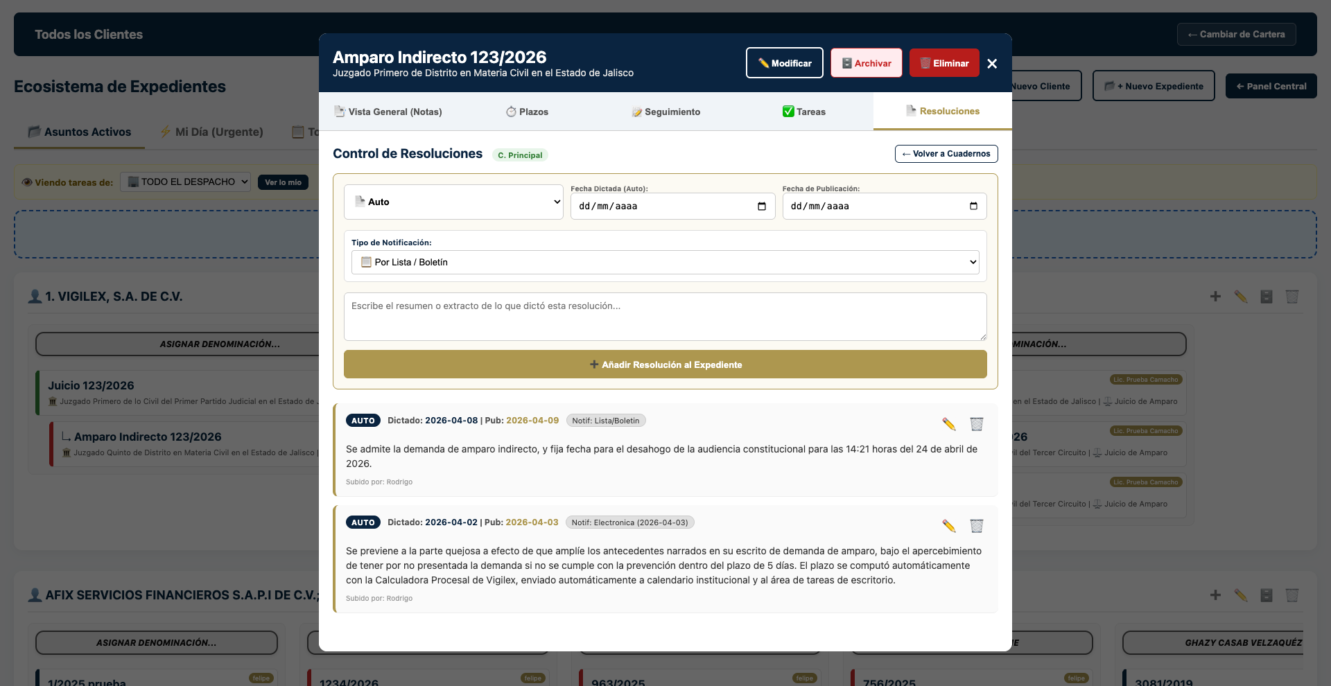 Control de Expedientes 3
