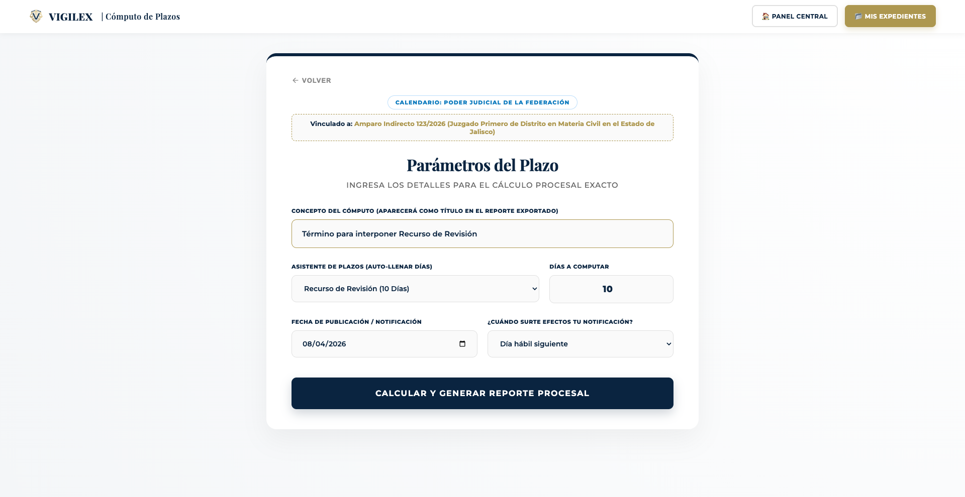 Cómputo de Plazos 5